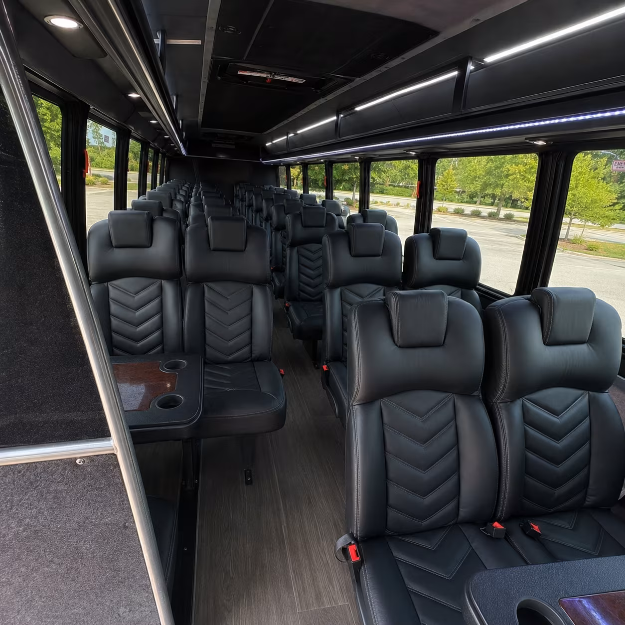 new brunswick wedding shuttle bus rentals