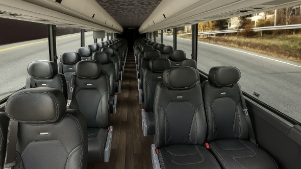 Interior of Charter Bus Company East Brunswick's 18 Passenger Minibus in East Brunswick
