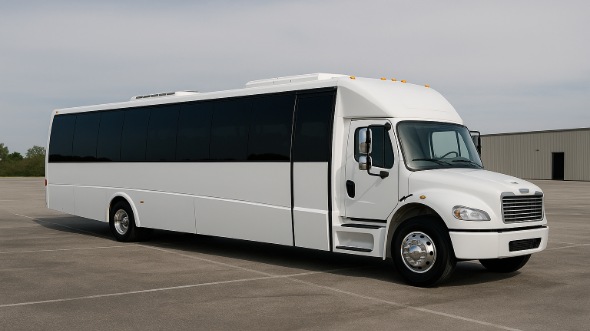 Exterior of Charter Bus Company East Brunswick's 25 Passenger Mini bus in East Brunswick