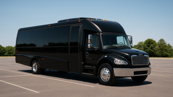 Exterior of Charter Bus Company East Brunswick's 30 Passenger Minibus in East Brunswick