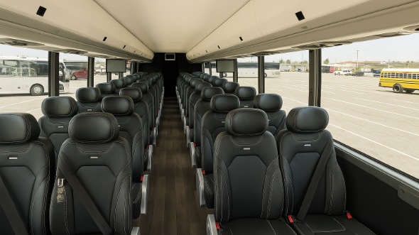 Interior of Charter Bus Company East Brunswick's 30 Passenger Minibus in East Brunswick