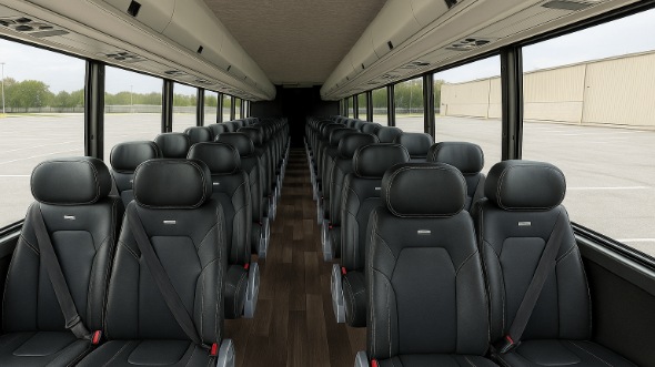 Interior of Charter Bus Company East Brunswick's 35 Passenger Minibus in East Brunswick