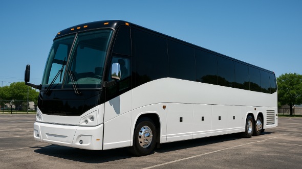 Exterior of Charter Bus Company East Brunswick's 50 Passenger Charter Bus in East Brunswick