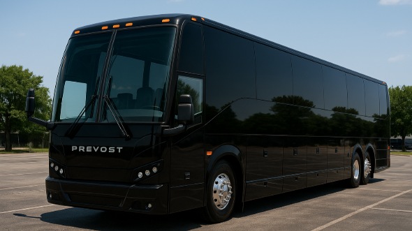 Exterior of Charter Bus Company East Brunswick's 54 Passenger Charter Bus in East Brunswick