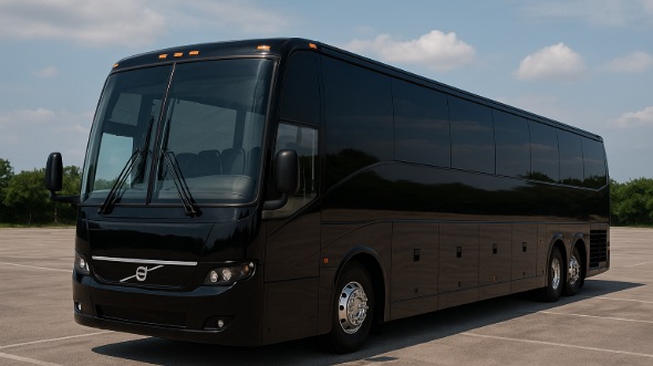 Exterior of Charter Bus Company East Brunswick's 55 Passenger Charter Bus in East Brunswick