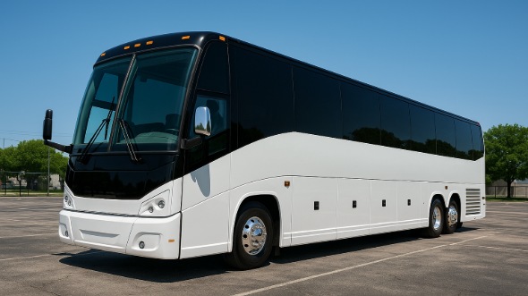 Exterior of Charter Bus Company East Brunswick's 56 Passenger Charter Bus in East Brunswick