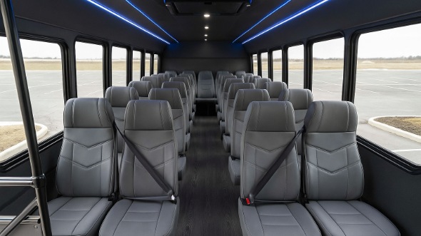 east brunswick 15 passenger minibus inside