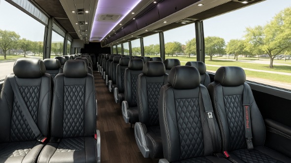 east brunswick 20 passenger minibus inside