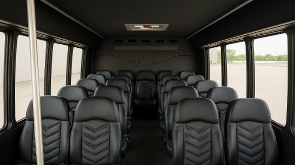 east brunswick 35 passenger minibus inside