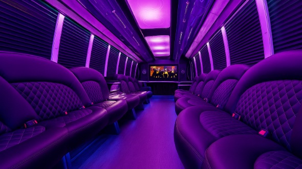 east brunswick party bus rental inside